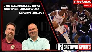 Kings vs. OKC... again!? 😓  | The Carmichael Dave Show with Jason Ross