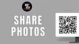 HOW TO SHARE PHOTOS WITH QR CODE