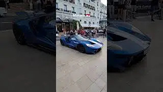 🇲🇨 Ford GT luxury cars in Monaco, Casino de Monte-Carlo, Hotel de paris