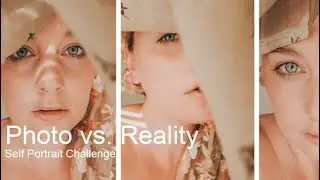 Photo vs. Reality: Self Portrait Challenge
