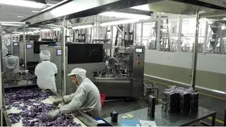Preformed Pouch Rotary Packing Machinery With Vacuum Sealing System Bag Packaging Equipment