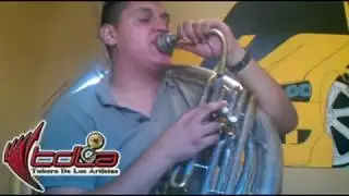 Como tocar CORAZÓN MAGICO en TUBA...