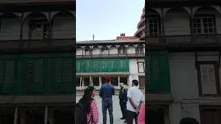 Historical Nepal palace and queens palki and Throne