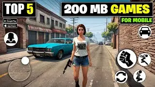 Top 5 Best Android Games Under 200 MB | best Low Size mobile games 2024