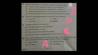 Pstet-1 paper 2021, Answer key English Section #keypoint05