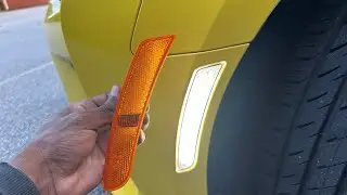 INSTALLING CLEAR LED SIDE MARKERS ON MY CAMARO SS!