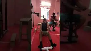 Routine 10kms running with low weights back workouts. #shorts #new #nonstoprunner #trending