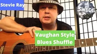 Stevie Ray Vaughan Style Blues Shuffle - Guitar Lesson