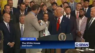 World Series Champion Los Angeles Dodgers visit White House