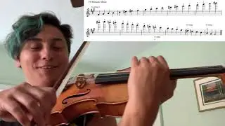 Three Octave F# minor Scale Violin