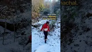 Fresh Snowfall in Tawang in Arunachal Pradesh