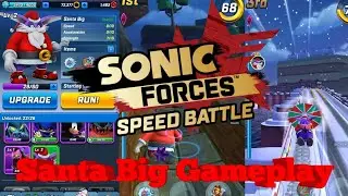 Sonic Forces: Speed Battle - Santa Big Gameplay!
