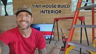 Installing Tongue & Groove Accent Walls In My Tiny House Build!
