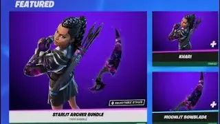 Fortnite New KHARI(STARLIT ARCHER) PS5 Gameplay,Chapter 3 Season 3.