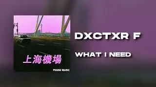 DXCTXR F - What I Need