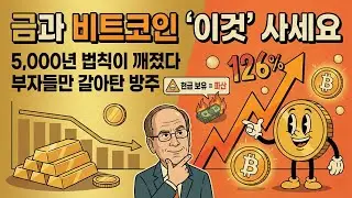 비트코인 vs 금, 2026년 하락장에서 내 돈 지킬 진짜 안전자산은? (블랙록 ETF 이후 총정리)