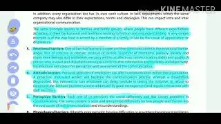Barriers in communication of BCR of CA/CS FOUNDATION
