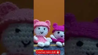 #crochet mini doll 🎎#crochet #nitting #woolen