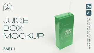 Part 1: Create a Juice Box Mockup Using Adobe Illustrator and Adobe Dimension