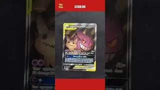 Pokemon Cards: Team Up Ultra Rare Full Art: Gengar & Mimikyu GX 165/181