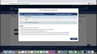 New GST update apna Business core kaise select kare