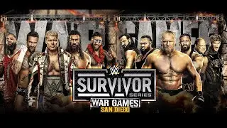 WAR GAMES 2025 MATCH TEAM CODY RHODES VS TEAM BROCK LESNER | WWE 2K25