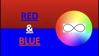 Dual Colors: Red and Blue Personality