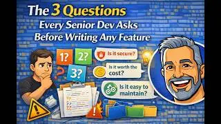 3 Questions Senior Devs Ask Before Coding (25+ Years Experience)