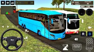 Real Euro Coach Bus Realistic Driving In Simulator Game : Indonesia Bus Simulator : Android Gameplay