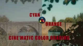 How to Color Grade an INSANELY CINEMATIC Cyan & Orange look on Davinci Resolve!