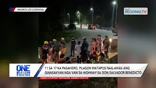 11 ka pasahero, pilason matapos nag-awas ang van sa highway sa DSB | One Western Visayas