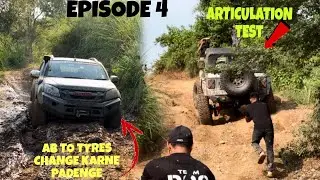 Articulation Test Of Thar , Hilux , Jimny And Gypsy ‼️Why MT Tyres Are Necessary For Offroading ‼️