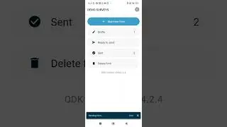 How to send a saved form in ODK Collect (ODK Collect v2024.2.4)