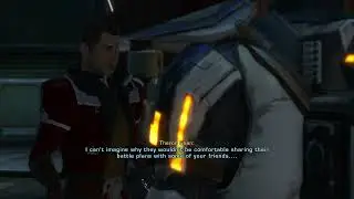 #SWTOR Star Wars The Old Republic Male Trooper Theron Shan Romance Meksha Flirt