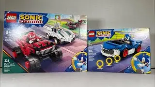 LEGO Sonic the Hedgehog Silvers Car vs Knuckles Monster Truck LIVE BUILD!