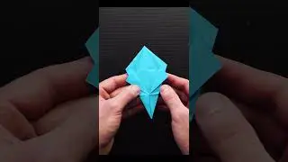 How to make an Origami 3-Point Ninja Star. Paper craft