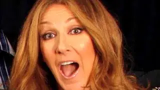 Celine Dion DRAMATIC reaction at Armani fashion show