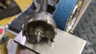 How To Sharpen A Self Feed Wood Cutting Auger Bit...