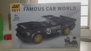 SY bricks 5123 fast build ford mustang hoonigan stop motion