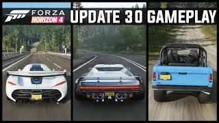 Forza Horizon 4 | Update 30 | Gameplay Of All 7 Cars From Update 30