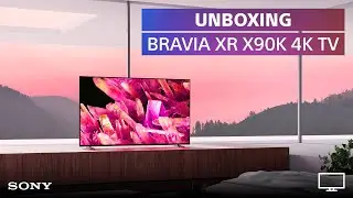 Sony BRAVIA XR X90K 4K TV | Unboxing | English
