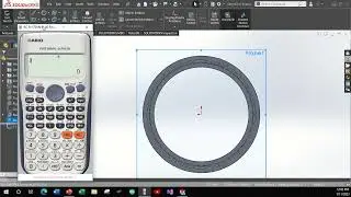 Design Bearing 55x68x7 in SolidWorks