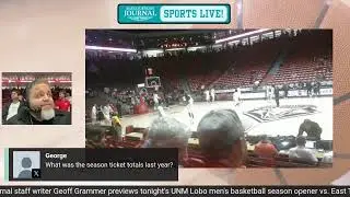 ABQJournal Sports Live! PREGAME IN THE PIT &bull;&nbsp;Geoff Grammer previews Lobo hoops season opener