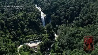 Drone 9V-KPA over at Wachirathan waterfall, Chiangmai 4k