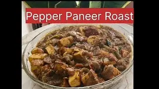 Pepper Paneer Roast #cookingchannel #indiancuisine #paneer #paneerrecipe 