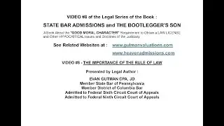 VIDEO #8 - THE IMPORTANCE OF THE RULE OF LAW