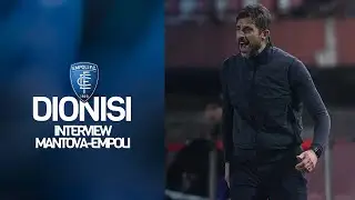 Le parole di mister Alessio Dionisi al termine di Mantova-Empoli