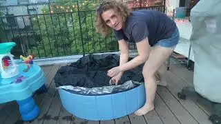 Pool cover that fits perfectly on a collapsible pool