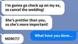 【Apple】My fiance cancels the wedding to visit his ex girlfriend in the hospital, but his family