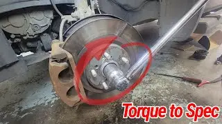 HONDA PILOT! Axle Nut Torque Spec Procedure #mechanic #repair #diy